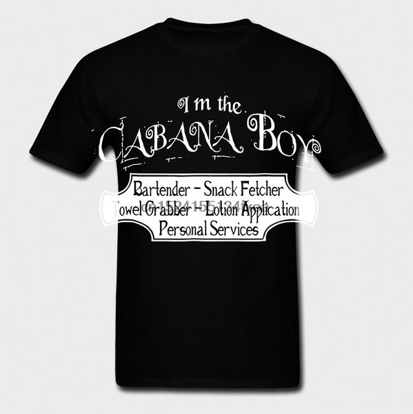 im the cabana boy funny bartender on beach t-shirt