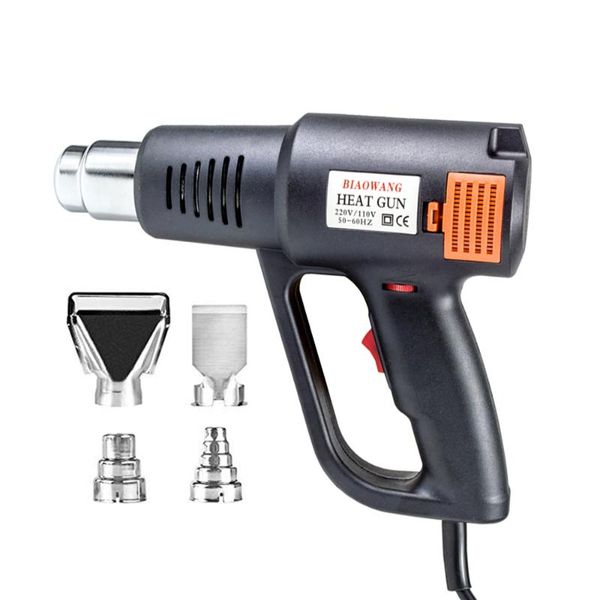 2000w handheld heat gun heat shrink for industrial use stepless temperature adjustable hair dryer air tool biaowang
2000w handheld heat gun heat shrink for industrial use stepless temperature adjustable hair dryer air tool biaowang