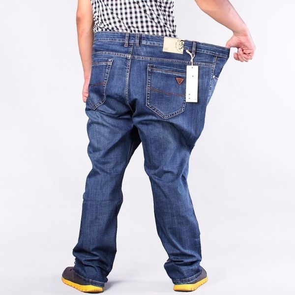 plus size men hiphop pants cotton jeans men straight loose long trousers brand size 50 52 for 160 kg, Blue
plus size men hiphop pants cotton jeans men straight loose long trousers brand size 50 52 for 160 kg, Blue