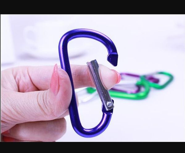 new3 50pcs d shape carabiner black aluminum alloy screw lock bottle hook spring snap clip hooks for mountaineering
new3 50pcs d shape carabiner black aluminum alloy screw lock bottle hook spring snap clip hooks for mountaineering