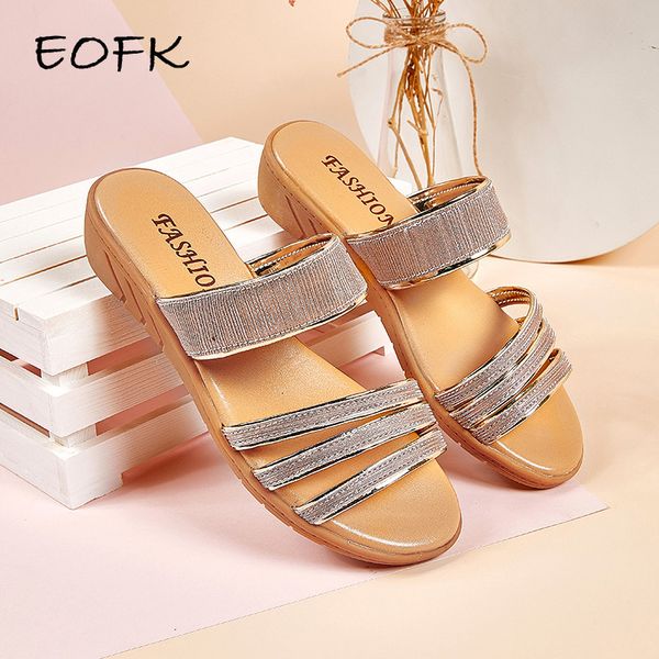 eofk new women slides shoes ladies slippers summer 2020 flat shoes woman bling outside slippers concise casual female slides pu, Black
eofk new women slides shoes ladies slippers summer 2020 flat shoes woman bling outside slippers concise casual female slides pu, Black