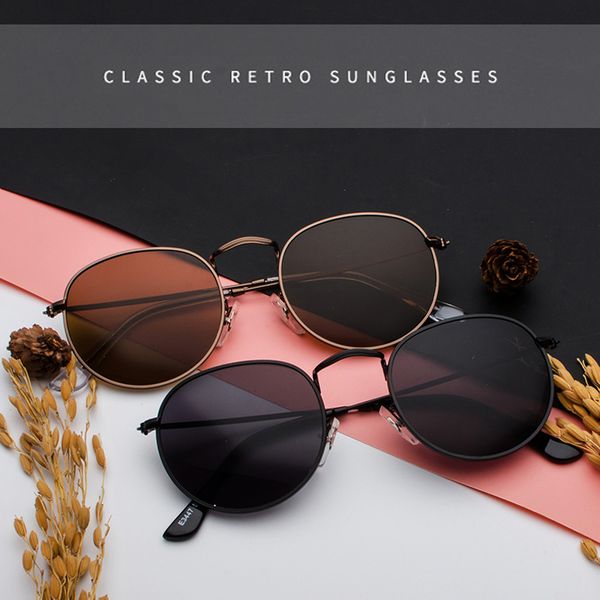 sunglasses men polarized retro punk color film sun glasses circular frame fashion sunshade glasses men luxury eyewear, White;black
sunglasses men polarized retro punk color film sun glasses circular frame fashion sunshade glasses men luxury eyewear, White;black