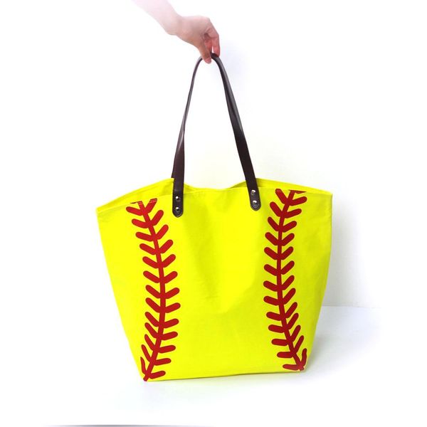 designer-blanks cotton canvas softball sports tote bags baseball bag football bags soccer ball bag with hasps closure sports bag dom103281