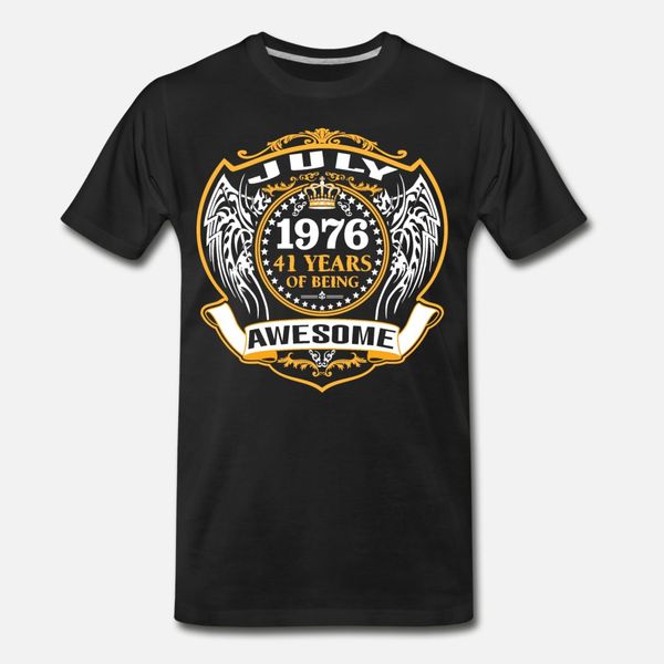 1976 41 years of being awesome july t shirt men print cotton round neck cool fitness casual summer style pictures shirt, White;black
1976 41 years of being awesome july t shirt men print cotton round neck cool fitness casual summer style pictures shirt, White;black