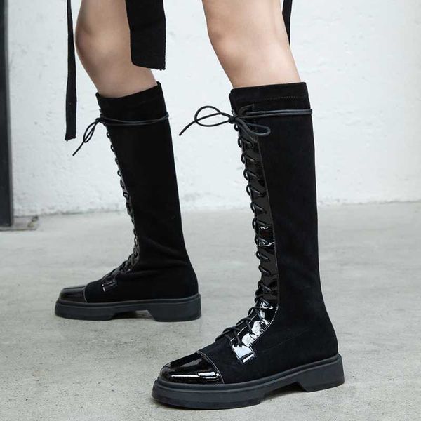 quality suede knee high boots women 2020 winter new fashion lace up classic women's high boots flats casual black shoes woman
quality suede knee high boots women 2020 winter new fashion lace up classic women's high boots flats casual black shoes woman