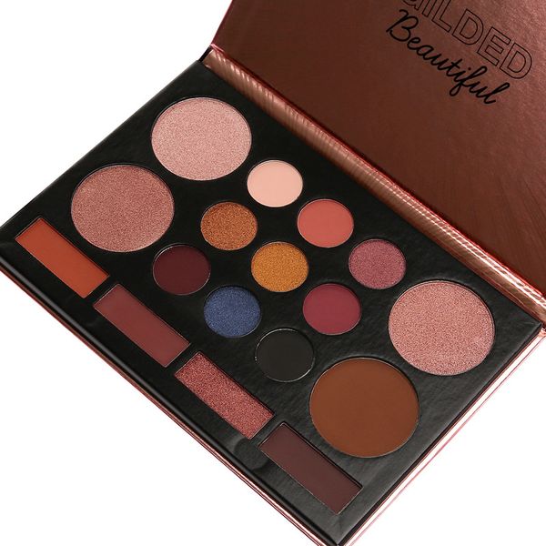 seprofe new 17-color eye shadow foundation makeup combination set rose gold eye shadow plate cosmetics pearl sub-light
seprofe new 17-color eye shadow foundation makeup combination set rose gold eye shadow plate cosmetics pearl sub-light