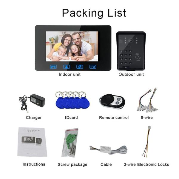 saful 7 inch wireless card video doorbell intercom 2.4ghz digital door phone system with doorbell camera
saful 7 inch wireless card video doorbell intercom 2.4ghz digital door phone system with doorbell camera