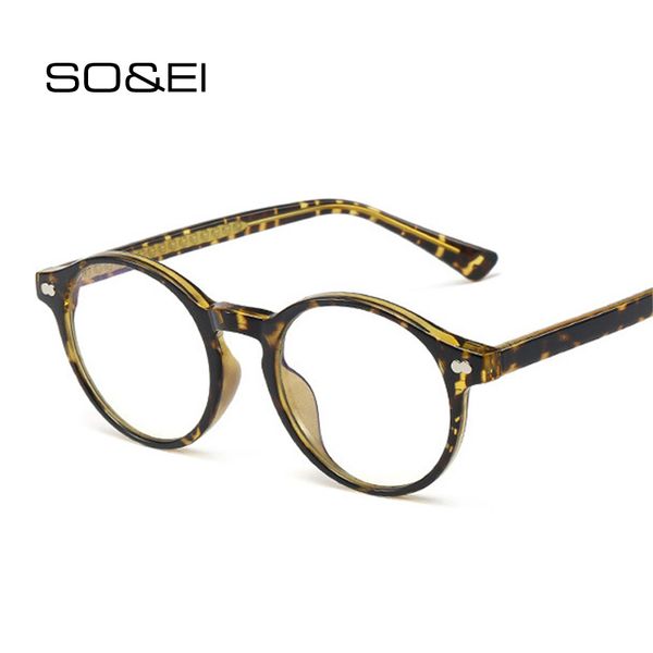 so&ei fashion round tr90 anti-blu-ray women glasses frame spring hinge clear lens eyewear men optical eyeglasses frame, White;black
so&ei fashion round tr90 anti-blu-ray women glasses frame spring hinge clear lens eyewear men optical eyeglasses frame, White;black