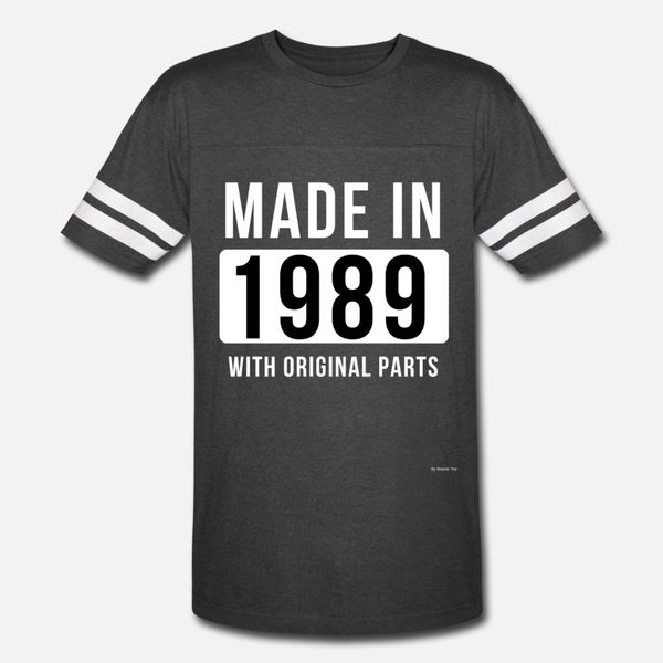 made in 1989 t shirt men personalized 100% cotton s-xxxl pictures fitness funny spring novelty shirt, White;black
made in 1989 t shirt men personalized 100% cotton s-xxxl pictures fitness funny spring novelty shirt, White;black