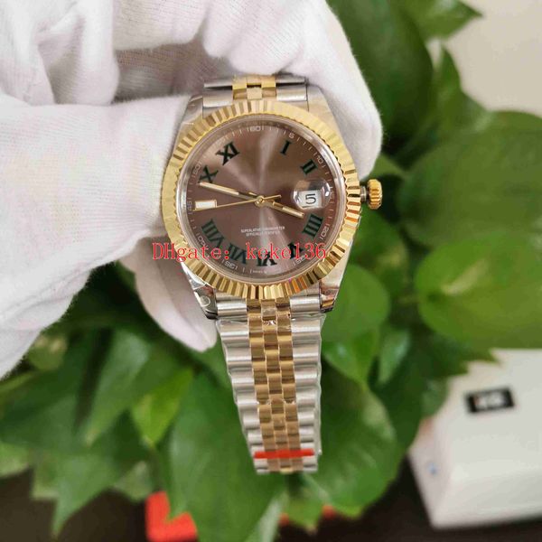 4 colors bp factory v3 wristwatches 41mm 126333 18k gold & steel two tones jubilee 2813 movement mechanical automatic men watch watches, Slivery;brown
4 colors bp factory v3 wristwatches 41mm 126333 18k gold & steel two tones jubilee 2813 movement mechanical automatic men watch watches, Slivery;brown