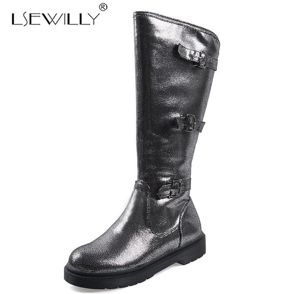 boots lsewilly 2021 arrival women knee high buckle zip autumn winter comfortable fashion low heels casual shoes woman, Black
boots lsewilly 2021 arrival women knee high buckle zip autumn winter comfortable fashion low heels casual shoes woman, Black