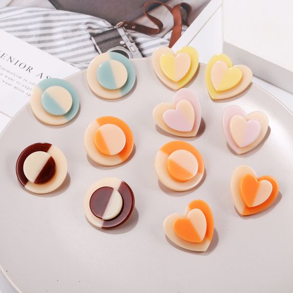 stud match-right acrylic heart round earrings for women summer cute korean earrinngs 2021 brincos fashion jewelry sr1087, Golden;silver
stud match-right acrylic heart round earrings for women summer cute korean earrinngs 2021 brincos fashion jewelry sr1087, Golden;silver