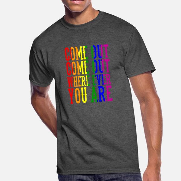 come out lgbt rainbow gift for lesbian & gay pride t shirt men designer cotton size s-3xl novelty sunlight basic summer pictures shirt
come out lgbt rainbow gift for lesbian & gay pride t shirt men designer cotton size s-3xl novelty sunlight basic summer pictures shirt