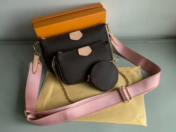 three-piece wallet brown letter flower leather fashion chain shoulder bag handbag mini wallet card bag fashion bag with box
three-piece wallet brown letter flower leather fashion chain shoulder bag handbag mini wallet card bag fashion bag with box