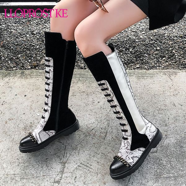 boots lloprost ke 2021 big size 34-43 women knee high snake chain autumn winter zip fashion low heels punk shoes female, Black
boots lloprost ke 2021 big size 34-43 women knee high snake chain autumn winter zip fashion low heels punk shoes female, Black