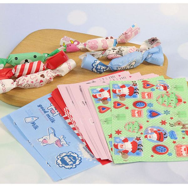 100pcs/lot candy wrapper pattern embellishment nougat checkered twisting wax paper party favor sugar decor wrappers oil paper
100pcs/lot candy wrapper pattern embellishment nougat checkered twisting wax paper party favor sugar decor wrappers oil paper