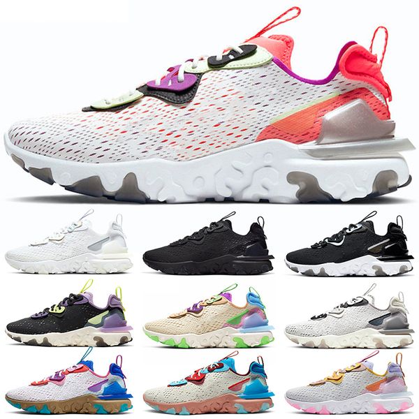 react vision men women trainer running shoes triple black white iridescent vast grey pn dust mens trainers sports sneakers size 36-45, White;red
react vision men women trainer running shoes triple black white iridescent vast grey pn dust mens trainers sports sneakers size 36-45, White;red