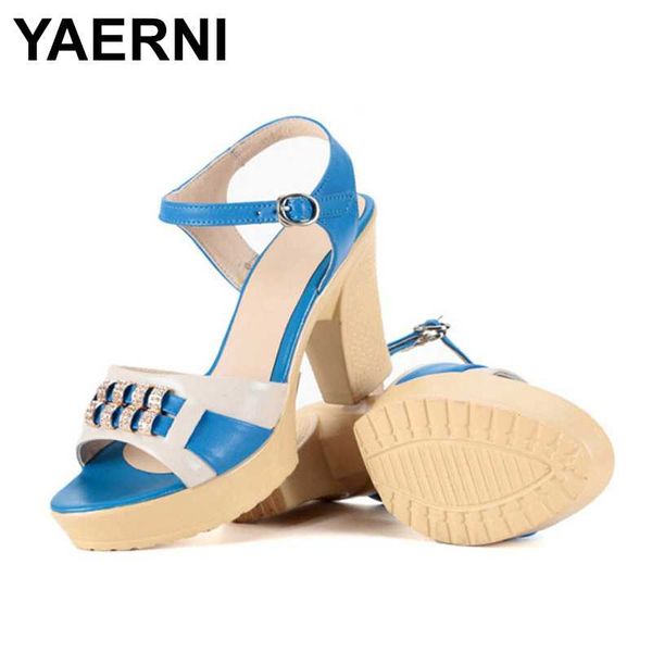 sandals yaerni summer cool women thick high heel metal rhinestone decoration fashion beautiful mixed color mother shoes, Black
sandals yaerni summer cool women thick high heel metal rhinestone decoration fashion beautiful mixed color mother shoes, Black