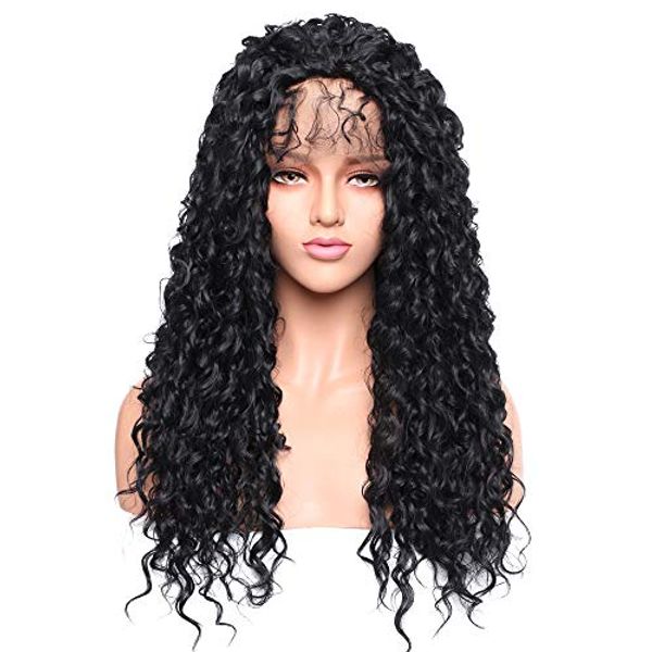 black long curly lace wigs with baby hair for women loose hair human hair lace front wigs
black long curly lace wigs with baby hair for women loose hair human hair lace front wigs