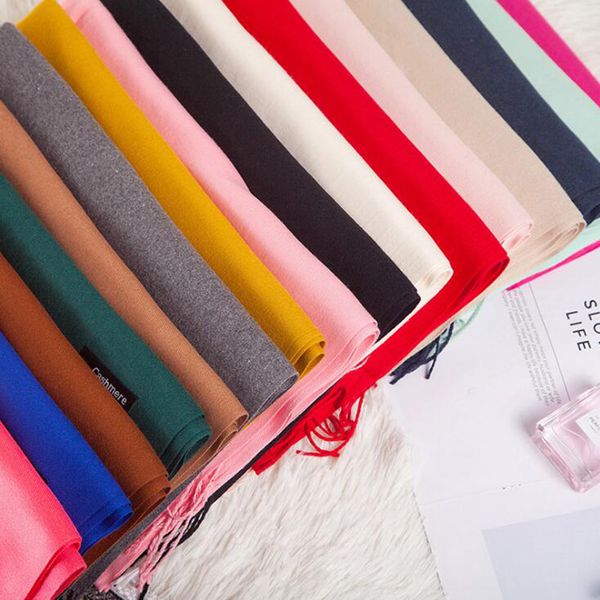 solid tassel scarves cashmere scarf 16 colors pashmina tassels women winter air condition wrap shawl scarf ooa7428-5, Blue;gray 
solid tassel scarves cashmere scarf 16 colors pashmina tassels women winter air condition wrap shawl scarf ooa7428-5, Blue;gray