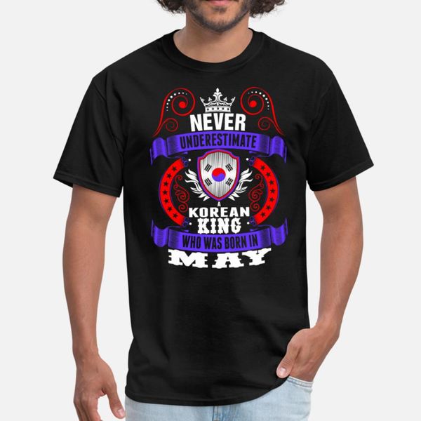 never underestimate a korean may king t shirt men printed tee shirt s-xxxl standard fit comical spring novelty shirt
never underestimate a korean may king t shirt men printed tee shirt s-xxxl standard fit comical spring novelty shirt