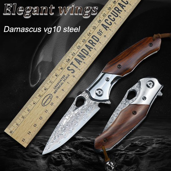 Damascus steel VG10 steel Camping Knives Outdoor Tools Tactical Knives Pocket Camping Hunting Hunting Camping Folding Knife
Damascus steel VG10 steel Camping Knives Outdoor Tools Tactical Knives Pocket Camping Hunting Hunting Camping Folding Knife