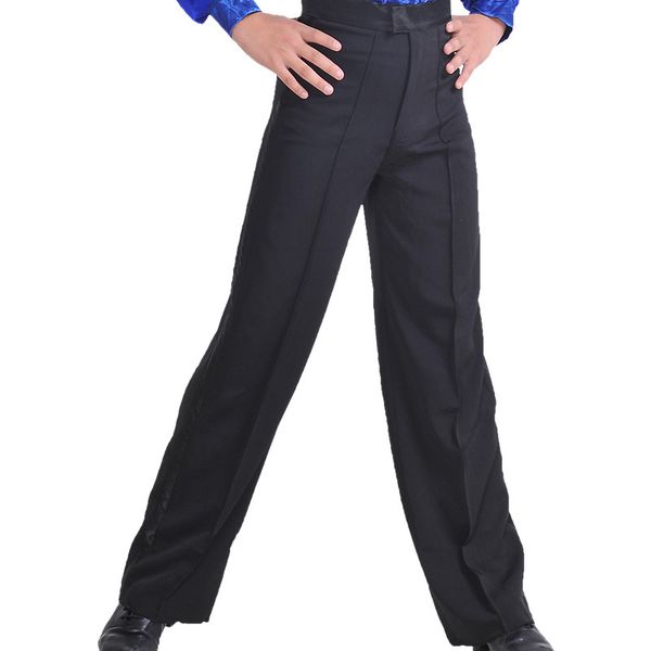 stage wear 2021 arrival black color professional mens latin dance pants spandex boys ballroom, Black;red
stage wear 2021 arrival black color professional mens latin dance pants spandex boys ballroom, Black;red