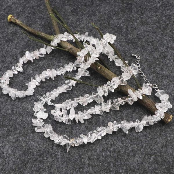 wholesale 80cm long chain necklace for women natural white crystal stone female charms strand pendant beaded necklaces gift b196, Silver
wholesale 80cm long chain necklace for women natural white crystal stone female charms strand pendant beaded necklaces gift b196, Silver