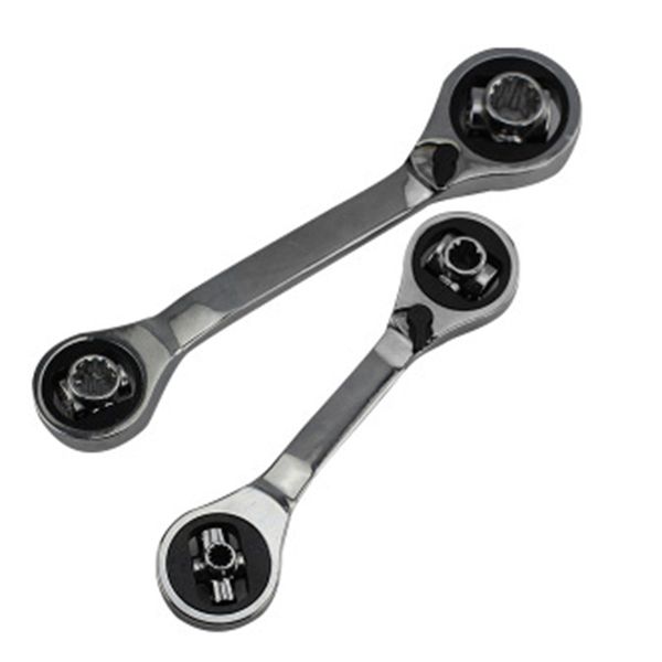 1pcs double end two-way ratcheting wrench spanner tool gear ring wrench ratchet handle chrome vanadium full polish
1pcs double end two-way ratcheting wrench spanner tool gear ring wrench ratchet handle chrome vanadium full polish