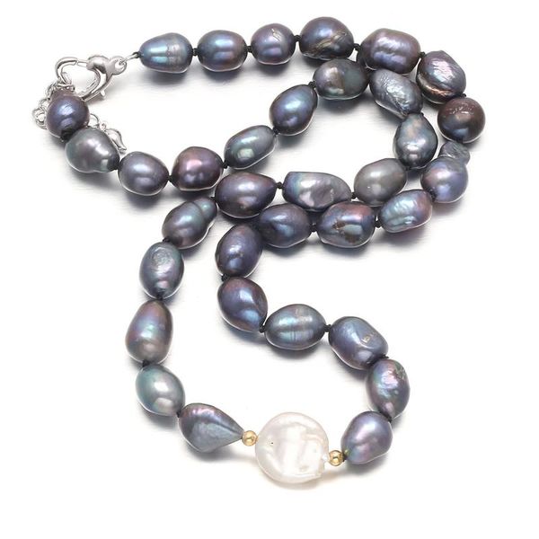 new fashion natural accessories charm elegant beautiful decoration baroque pearl pearl necklace 43 + 5cm, Silver
new fashion natural accessories charm elegant beautiful decoration baroque pearl pearl necklace 43 + 5cm, Silver
