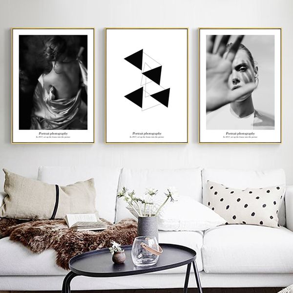 black and white figure style geometric element canvas painting art printing poster modern home living room decoration frameless
black and white figure style geometric element canvas painting art printing poster modern home living room decoration frameless