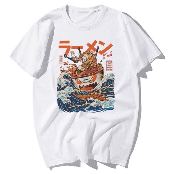the great retro wave ramen monster japanese anime t-shirt harajuku streetwear 100% cotton men funny cool hip hop t shirt
the great retro wave ramen monster japanese anime t-shirt harajuku streetwear 100% cotton men funny cool hip hop t shirt