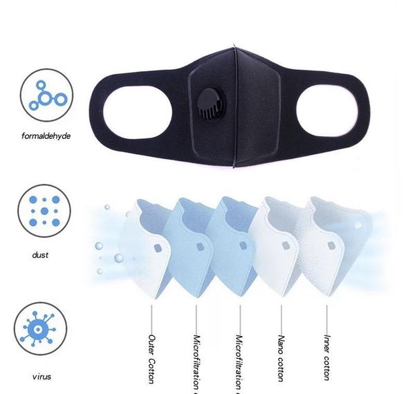 high dust reusable sponge mask mask anti face balck washable respirator pollution package anti with fashion valve individual facemask xrkfu
high dust reusable sponge mask mask anti face balck washable respirator pollution package anti with fashion valve individual facemask xrkfu