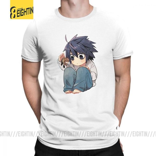 death note l t-shirt печатается с коротким рукавом футболки круглый воротник моды аниме тройники mens 100% хлопок подарок на день рождения п
death note l t-shirt печатается с коротким рукавом футболки круглый воротник моды аниме тройники mens 100% хлопок подарок на день рождения п