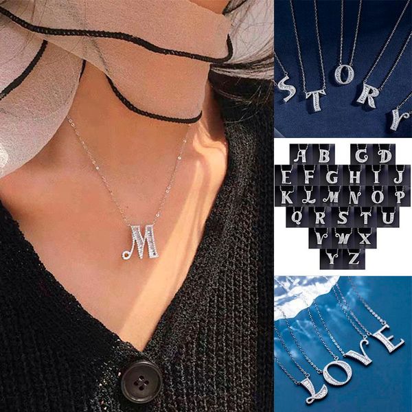 alphabet women's necklace female simple fashion jewelry choker clavicle chain pendant necklace delicate ladies gifts necklaces, Silver
alphabet women's necklace female simple fashion jewelry choker clavicle chain pendant necklace delicate ladies gifts necklaces, Silver