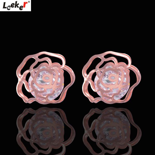 leeker shiny rose flower women stud earrings rose gold silver color cubic zircon party jewelry jewelry 822 lk8, Golden;silver
leeker shiny rose flower women stud earrings rose gold silver color cubic zircon party jewelry jewelry 822 lk8, Golden;silver