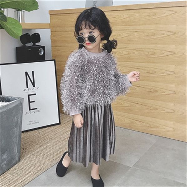 new girls sets baby kids fleece thicken coat & pleated skirt suit sparkle + mid-calf skirt 2019 spring fall children clothes 0926, White
new girls sets baby kids fleece thicken coat & pleated skirt suit sparkle + mid-calf skirt 2019 spring fall children clothes 0926, White