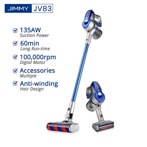 jimmy jv83 vacuum cleaner wireless handheld cordless stick 20kpa vacuum 135aw suction power aspirator dust collector for home
jimmy jv83 vacuum cleaner wireless handheld cordless stick 20kpa vacuum 135aw suction power aspirator dust collector for home