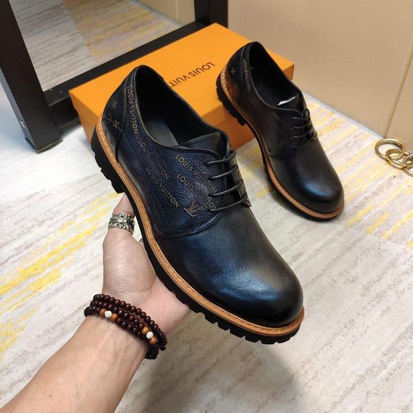 2021t summer new custom brand men 's fashion casual lace -up shoes ,wild business shoes ,a full set of original shoe box 38 -45, Black
2021t summer new custom brand men 's fashion casual lace -up shoes ,wild business shoes ,a full set of original shoe box 38 -45, Black