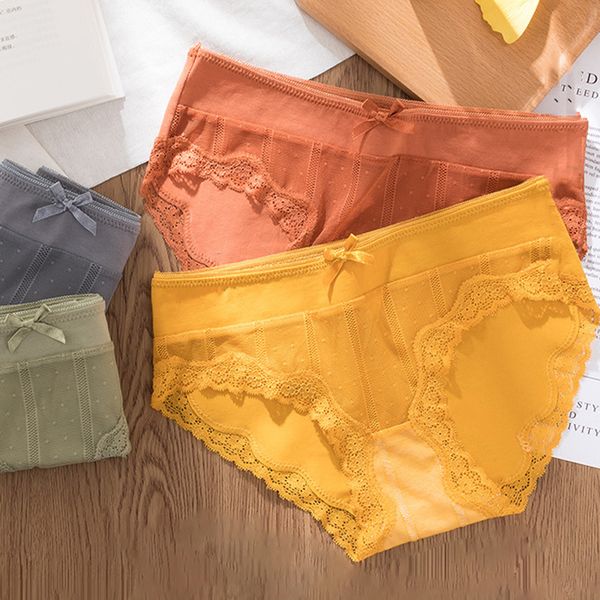 wasteheart spring women fashion orange cotton bow mid waist panties underwear lingerie seamless lace briefs underpants l xl, Black;pink
wasteheart spring women fashion orange cotton bow mid waist panties underwear lingerie seamless lace briefs underpants l xl, Black;pink