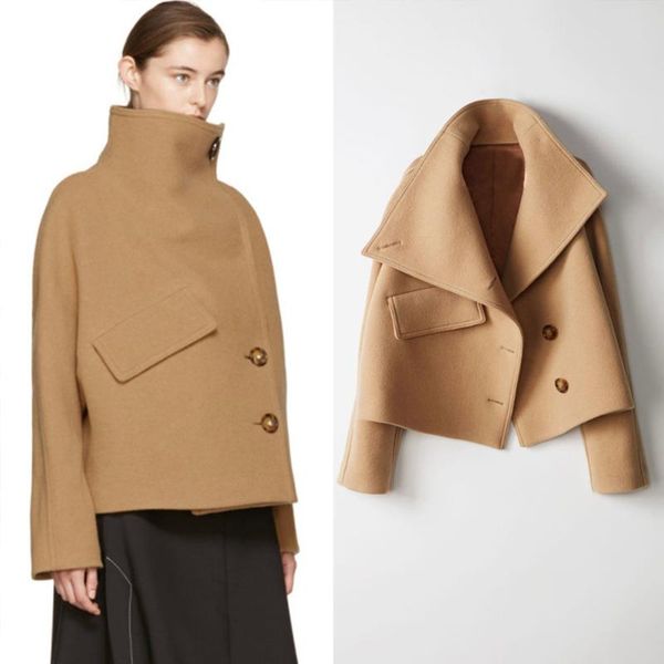2020 new fashion fall winter warm 90% wool women coat female lady button big lapel button outwear clothes cashmere khaki black
2020 new fashion fall winter warm 90% wool women coat female lady button big lapel button outwear clothes cashmere khaki black
