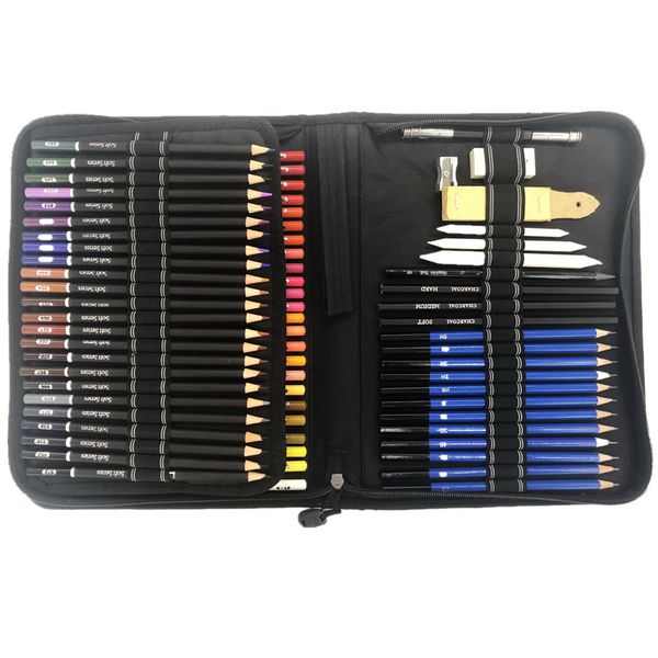 95pcs oil colored pencils set sketch soft core professional art supplies for adults artist drawing coloring with carrying case
95pcs oil colored pencils set sketch soft core professional art supplies for adults artist drawing coloring with carrying case