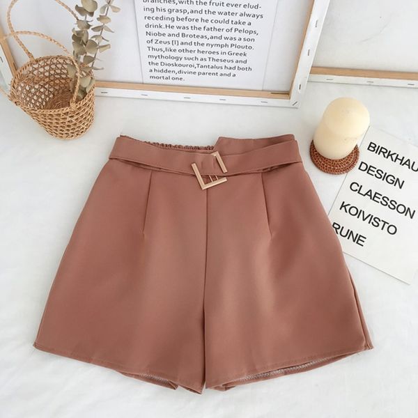 women's shorts summer high waist solid color chiffon wide leg female thin 2021, White;black
women's shorts summer high waist solid color chiffon wide leg female thin 2021, White;black