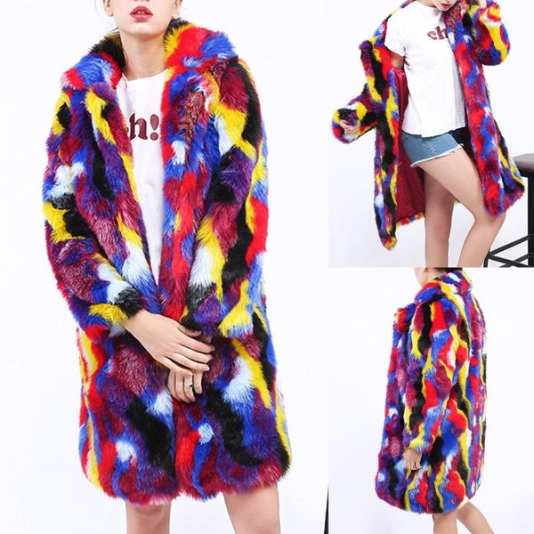 abrigos mujer invierno 2020 winter winter coat women long sleeve color stitch faux fur coat casual chaqueta mujer manteau, Black
abrigos mujer invierno 2020 winter winter coat women long sleeve color stitch faux fur coat casual chaqueta mujer manteau, Black