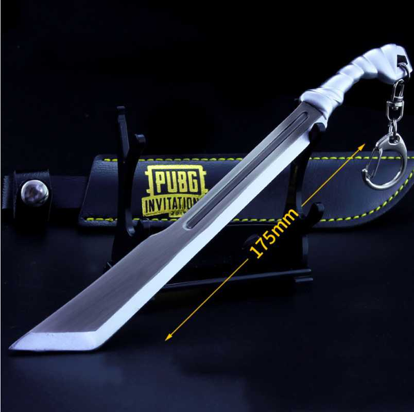 2020 new 8style game pubg key chains cartoon jedi survival chicken game machete model stainless steel key ring pendant in car, Silver
2020 new 8style game pubg key chains cartoon jedi survival chicken game machete model stainless steel key ring pendant in car, Silver
