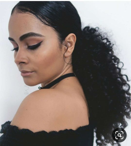 mongolian virgin remy kinky curly hair ponytail no synthetic kinky ponytail 120g exten cheveux naturel humain, Black
mongolian virgin remy kinky curly hair ponytail no synthetic kinky ponytail 120g exten cheveux naturel humain, Black