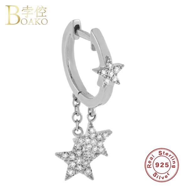 boako five-pointed star earrings hoops 925 sterling silver earrings for women diamond silver jewelry earring pendientes, Golden;silver
boako five-pointed star earrings hoops 925 sterling silver earrings for women diamond silver jewelry earring pendientes, Golden;silver