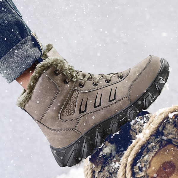 men fur snow boots plus size 39-48 warm ankle waterproof for leather winter boots shoes men plush outdoor hinking shoes
men fur snow boots plus size 39-48 warm ankle waterproof for leather winter boots shoes men plush outdoor hinking shoes