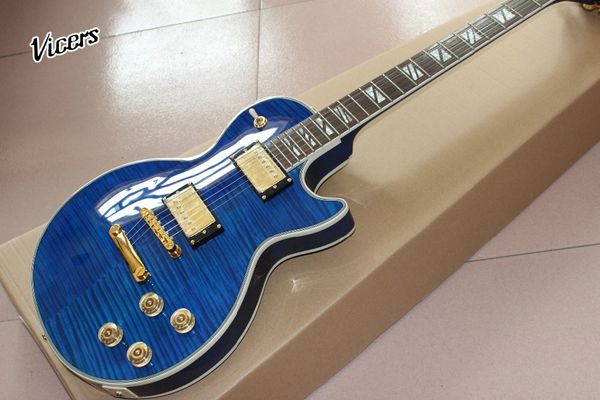 custom shop.standard custom electric guitar. dorble tiger flame blue color gitaar. custom 60 guitarra.one piece neck and body
custom shop.standard custom electric guitar. dorble tiger flame blue color gitaar. custom 60 guitarra.one piece neck and body
