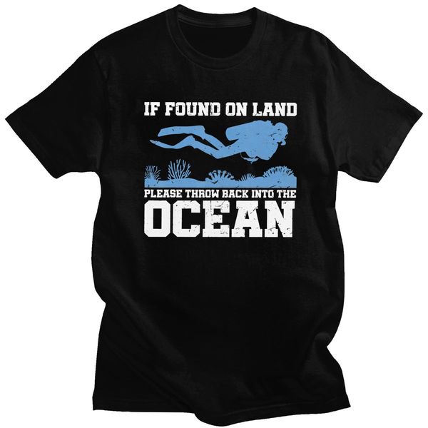 fashion if found on land throw back ocean t shirt for men vintage short sleeve scuba diving t-shirt cotton regular fit tee top
fashion if found on land throw back ocean t shirt for men vintage short sleeve scuba diving t-shirt cotton regular fit tee top